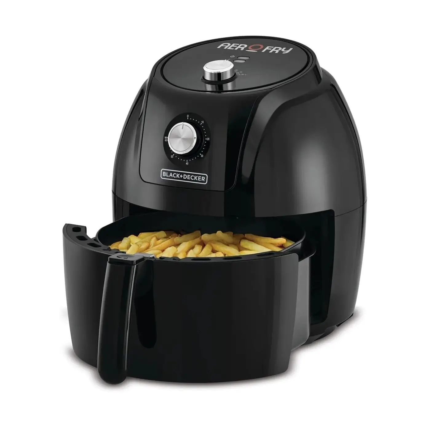 مقلاة هوائية من بلاك اند ديكر، AF575-B5 - ضمان دولي - جهد إمداد 220 فولت بتردد 50 هرتز، أسود، 5.6 لتر، 1800.0 واط