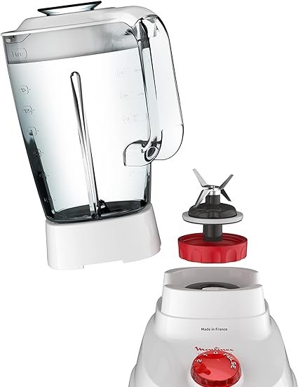 خلاط كهربائي سوبر مع مطحنة ومبشرة من مولينكس، سعة 2 لتر، 700 واط، أبيض - lm207125 - الصورة 4
