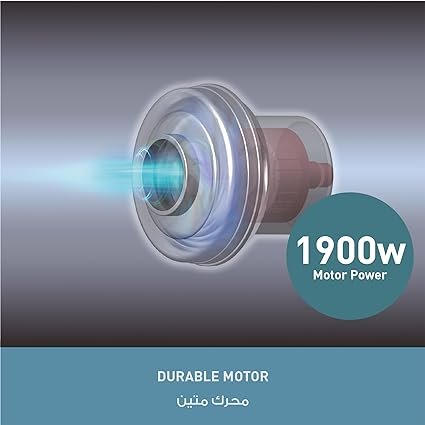 مكنسة كهربائية مصنوعة في اليابان MC-CJ911R من باناسونيك، (4.2 لتر)، أحمر - الصورة 3