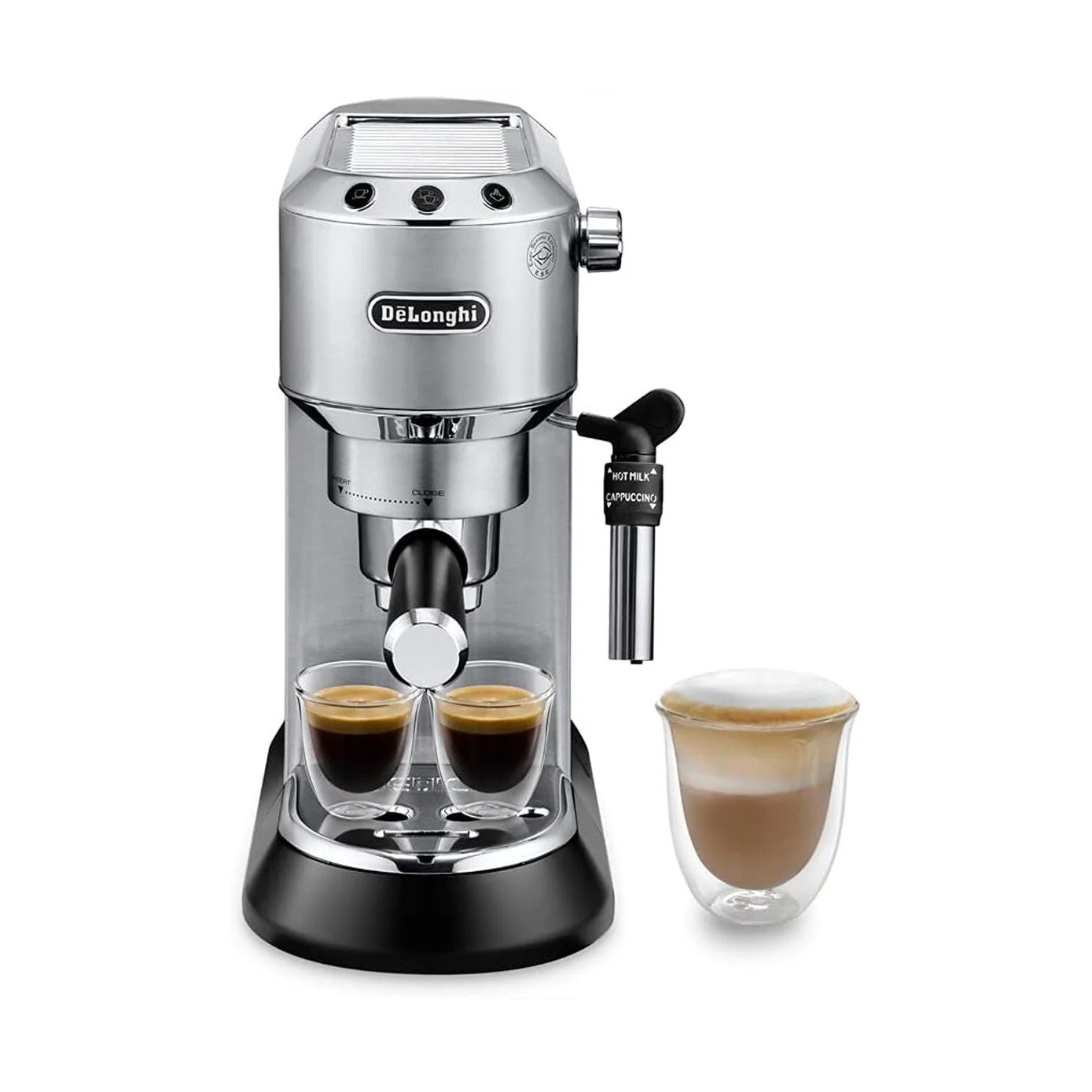 ماكينة اسبريسو ديلونجي ديديكا ستايل بمضخة ، فضي - EC685M - نسخة عالمية