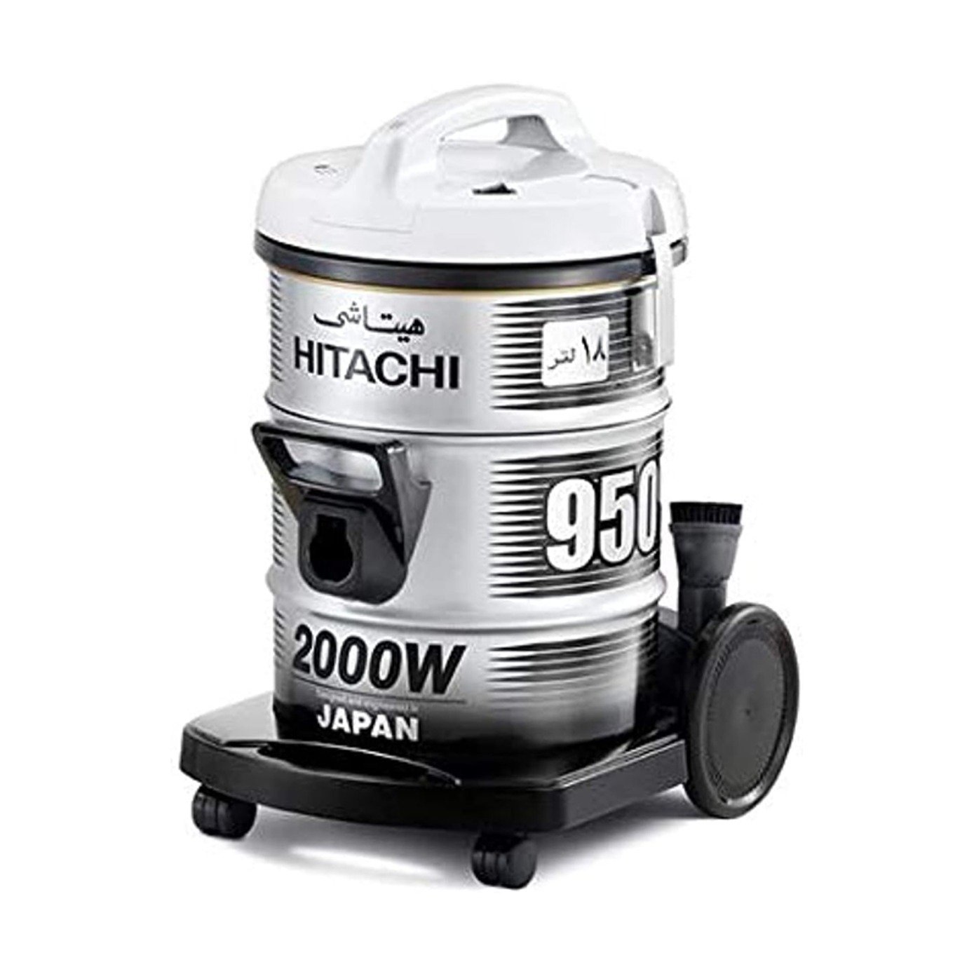 هيتاشي مكنسة كهربائية اسطوانية 2000 كيلو واط CV950، رمادي , عدد 1، عدد 18
