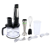 خلاط يدوي مالتي كويك 7 بقدرة 1000 واط مع نظامي اكتيف بليد وايزي كليك بلس وتحكم في الرذاذ من براون، لون اسود، موديل MQ7075X