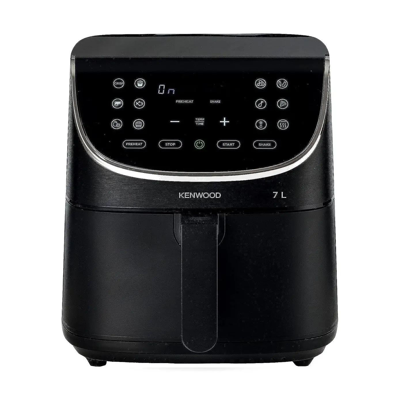 مقلاة صحية من كينوود سعة 7 ليتر وقدرة 1800 وات بلون اسود موديل HFP8000BK، 7 ليتر، 1800 واط