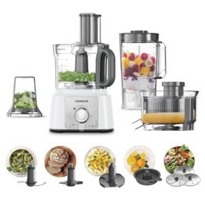 محضر الطعام مالتي برو اكسبرس من كينوود – 1000 واط، متعدد الالوان - FDP65.750WH (ضمان دولي)