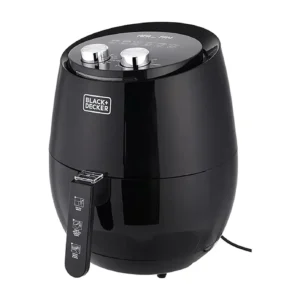 قلاية هوائية بتقنية رابيد اير كونفكشن سعة 4.5 لتر من بلاك اند ديكر - لون أسود، جهد إمداد 220 فولت و50 هرتز، موديل AF350-B5، 1500.0 واط