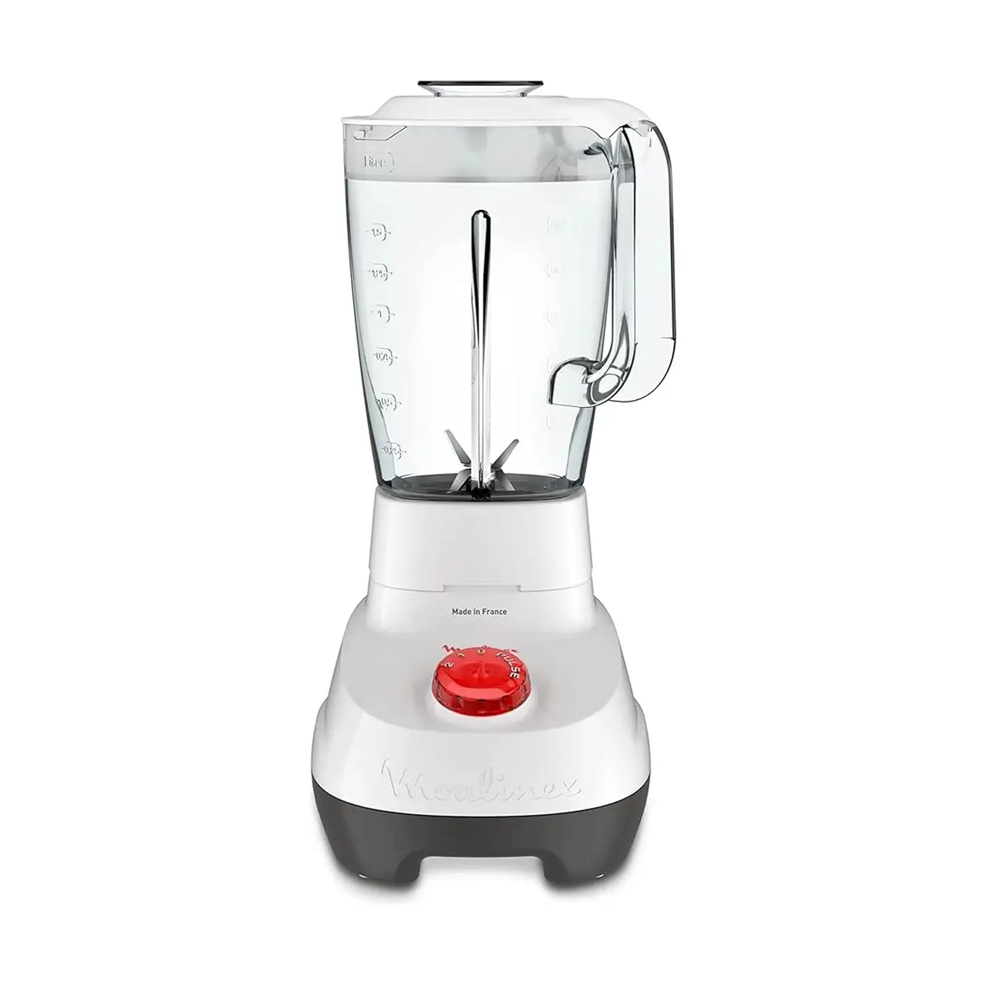 خلاط كهربائي سوبر مع مطحنة ومبشرة من مولينكس، سعة 2 لتر، 700 واط، أبيض - lm207125